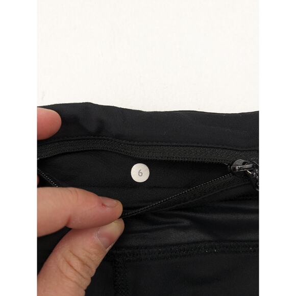 Lululemon Run Chase Me Ii Women's Black Capri Leggings - 6 - Picture 7 of 7